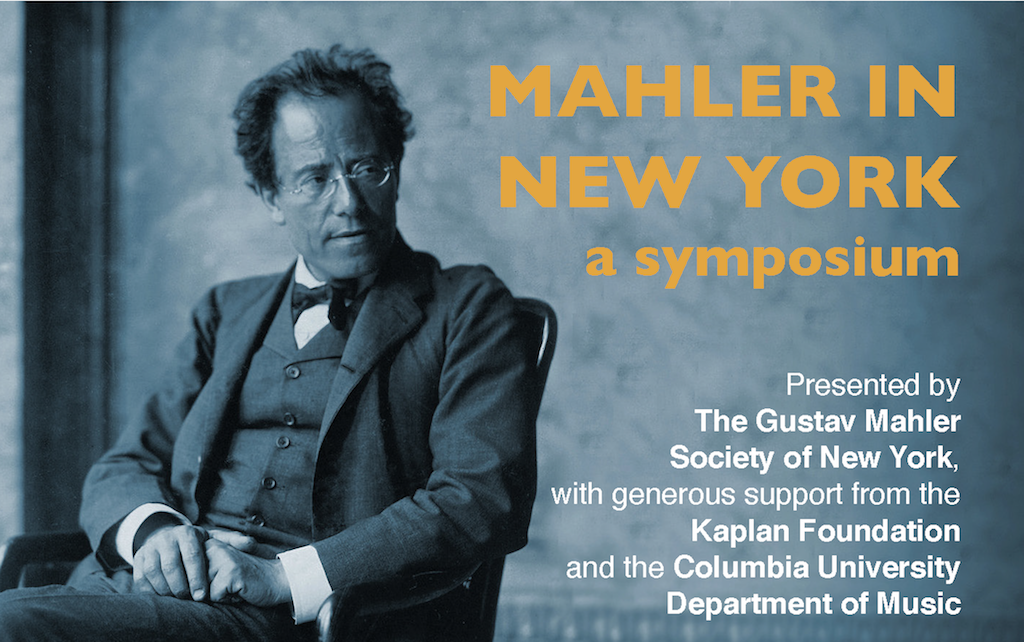 Picture of Mahler in New York: Symposium Concert poster
