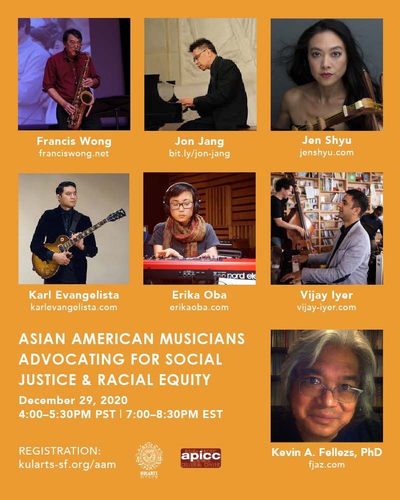 Picture of Asian American Musicians Advocating for Social Justice & Racial Equity poster