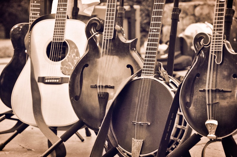 Bluegrass Ensemble Spring Concert 2016 Picture of String Instruments