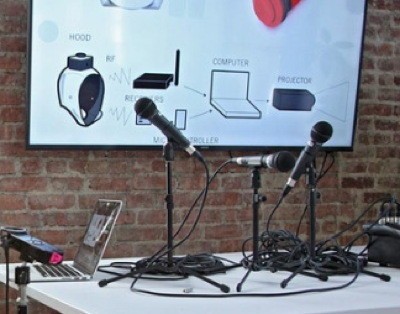 Brad Garton Keynote: Learning to Teach 2018 Conference Picture of microphones