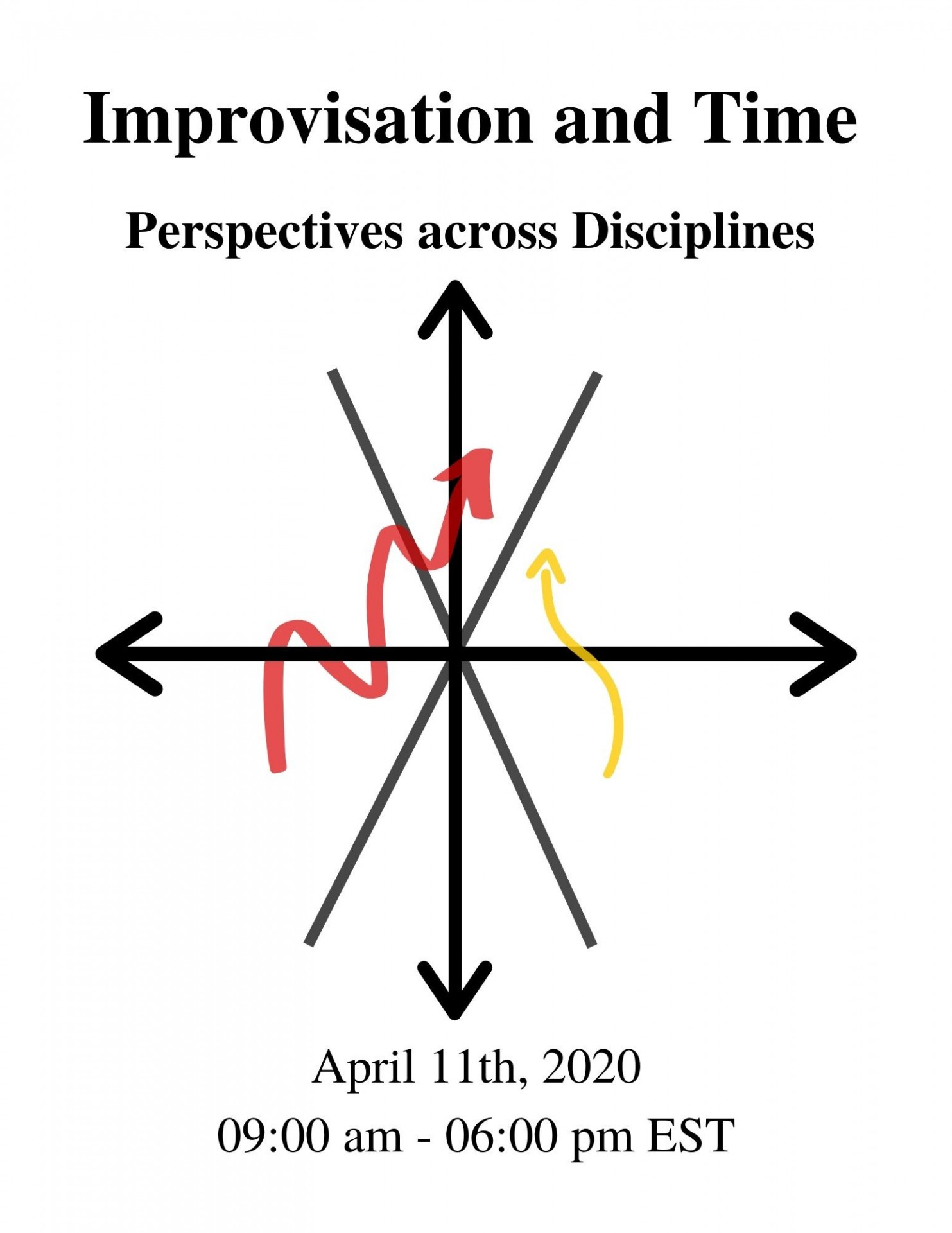 Poster for Online Conference "Improvisation and Time: Perspectives across Disciplines"