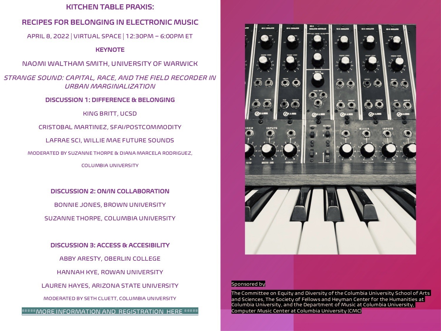 Picture of Kitchen Table Praxis: Recipes for Belonging in Electronic Music poster
