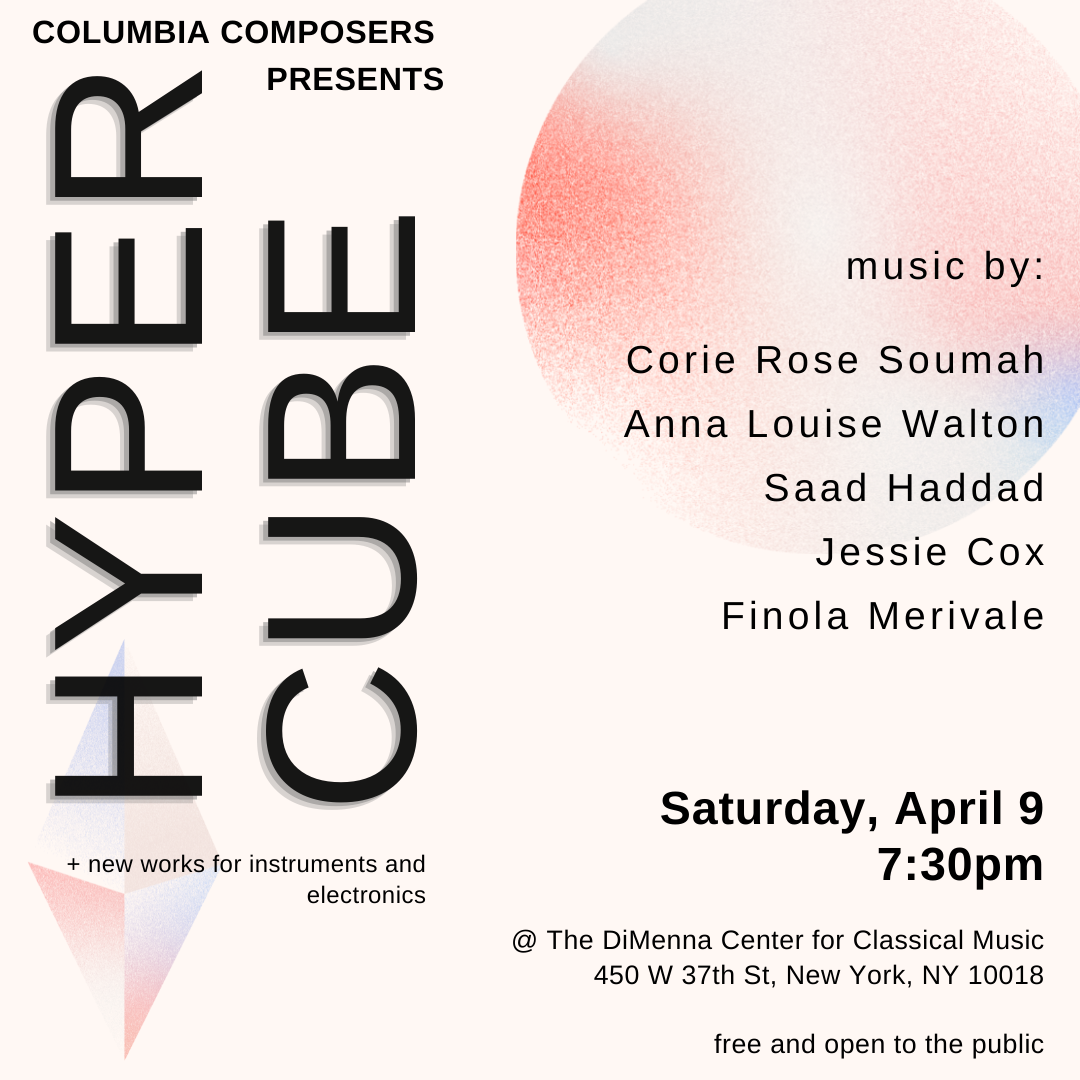 Picture of Columbia Composers + Hypercube poster