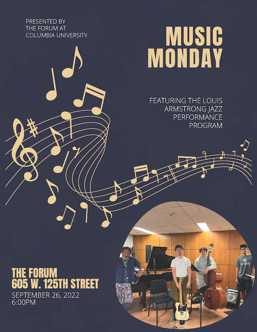 Picture of Music Mondays ft. Students in the Louis Armstrong Jazz Performance Program poster