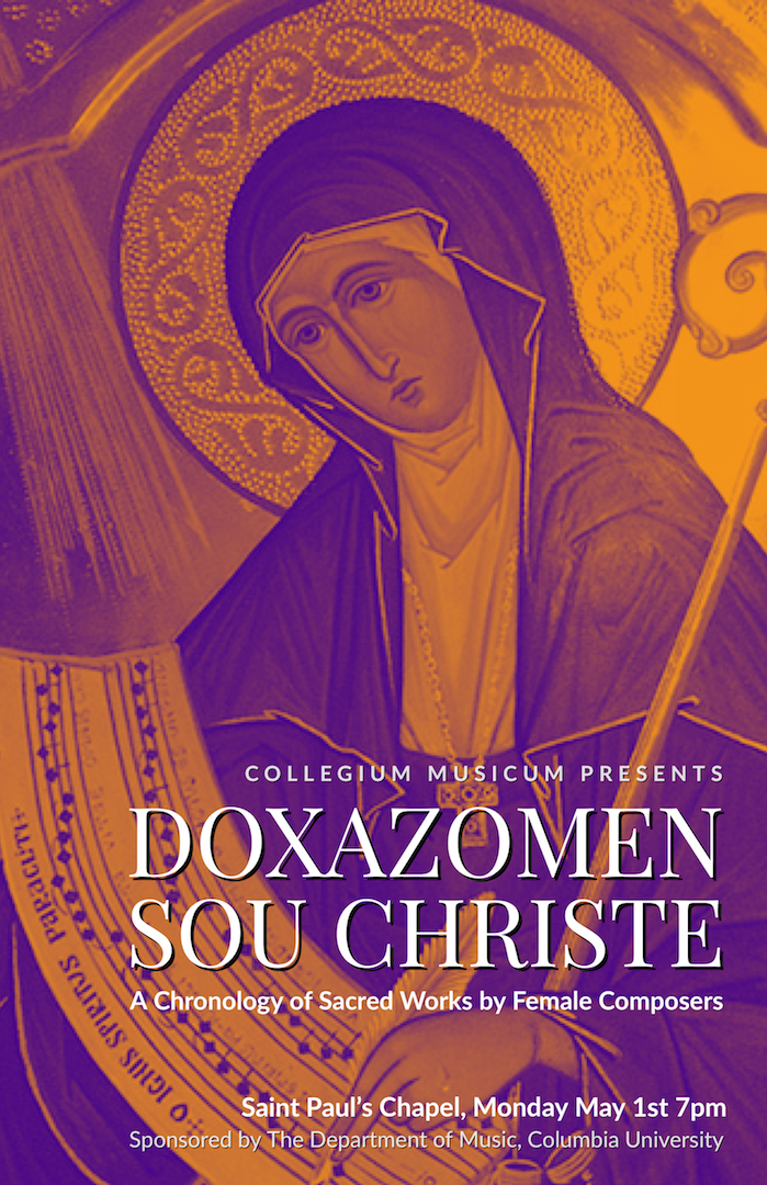Picture of Doxazomen Sou Christe: A Chronology of Sacred Works by Female Composers poster