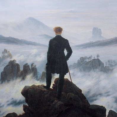 Picture of wanderer above the sea