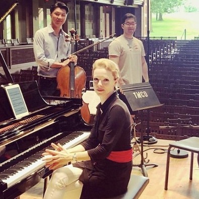 Picture of Magdalena Stern-Baczewska at Tanglewood Music Festival