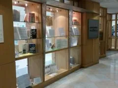 Picture of exhibition in the Music & Arts Library