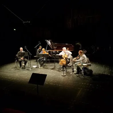 Picture of Alec Hall's Piece Performed in the Manifeste in Paris
