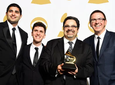 Picture of Vince Cherico at the GRAMMYs with Arturo O’Farrill