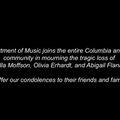 Picture of an in memoriam for Daniella Moffson, Olivia Erhardt, and Abigail Flanagan