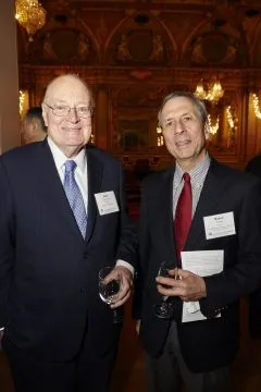Picture of University Provost John Coatsworth and Professor Walter Frisch