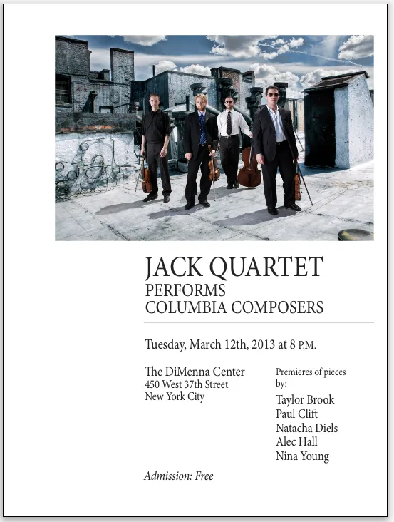 Picture of JACK quartet