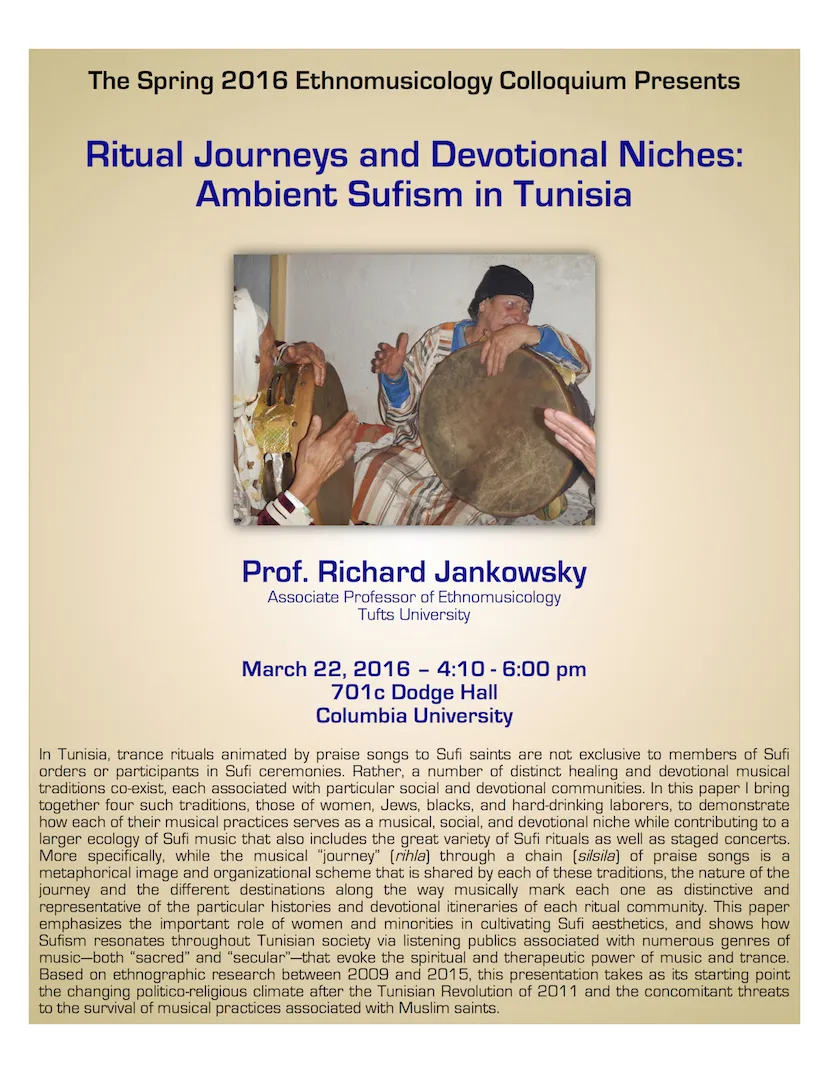Picture of Richard Jankowsky: Ambient Sufism in Tunisia