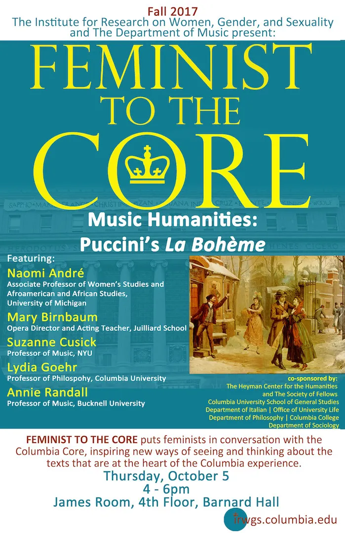 Picture of Panel on La Bohème poster