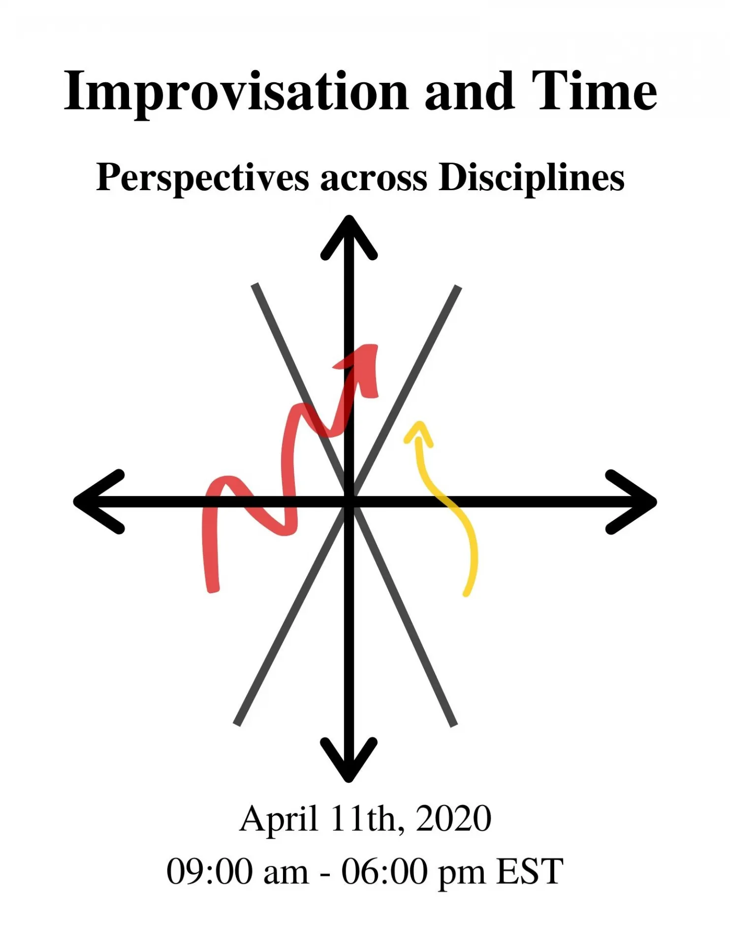 Poster for Online Conference "Improvisation and Time: Perspectives across Disciplines"
