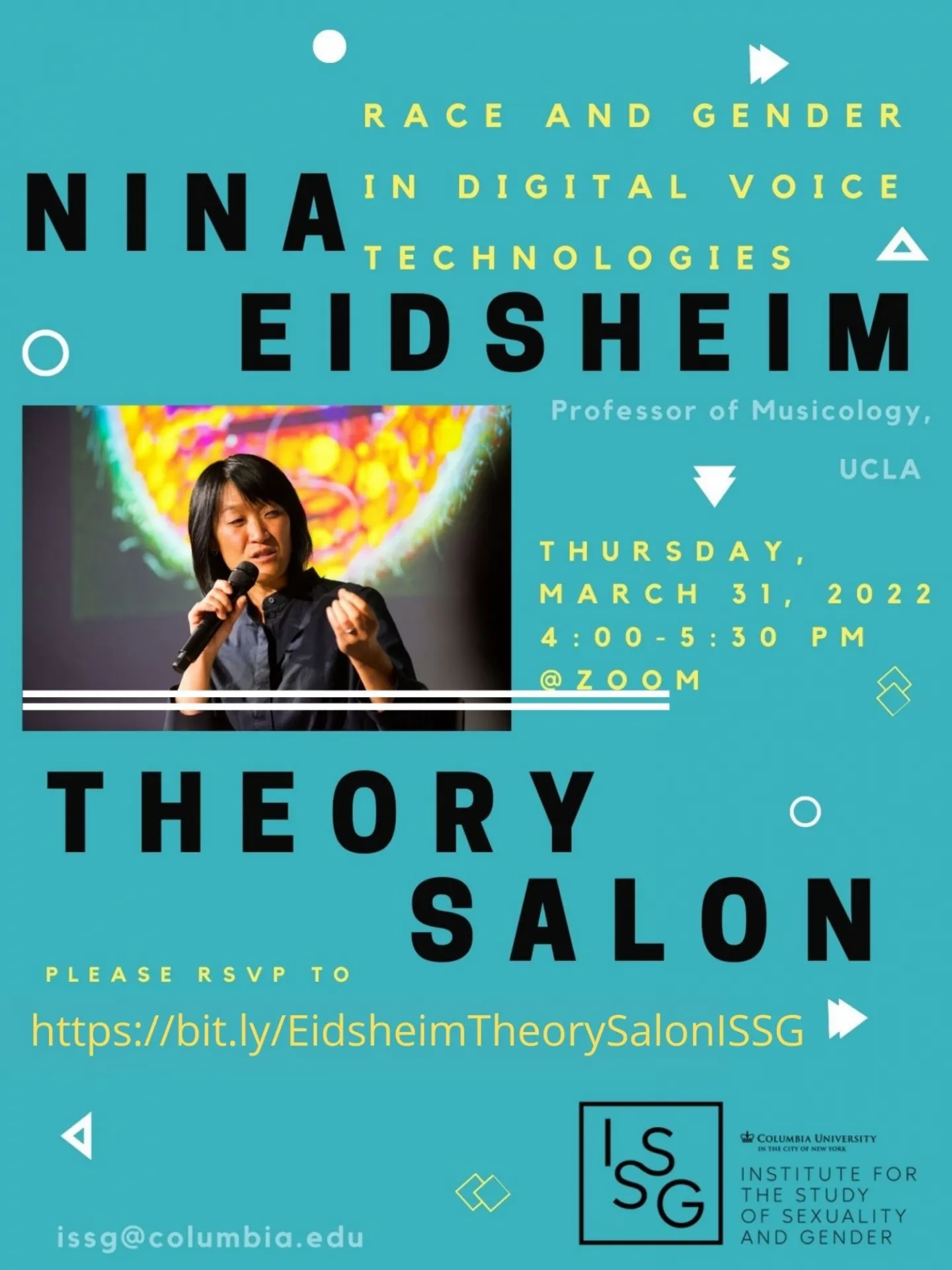 Picture of Institute for the Study of Sexuality and Gender's Spring Theory Salon poster