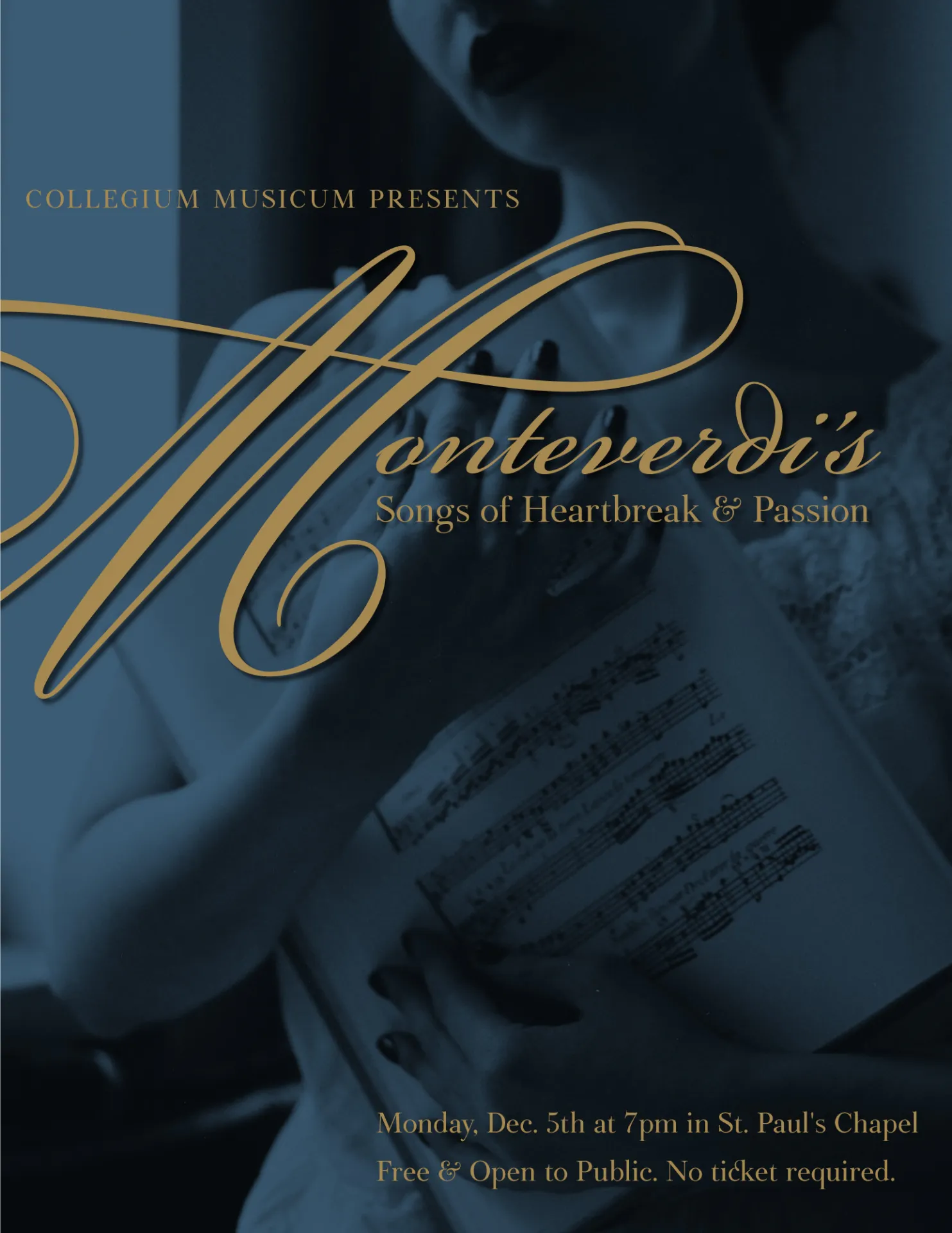 Picture of Monteverdi's Songs of Heartbreak & Passion poster