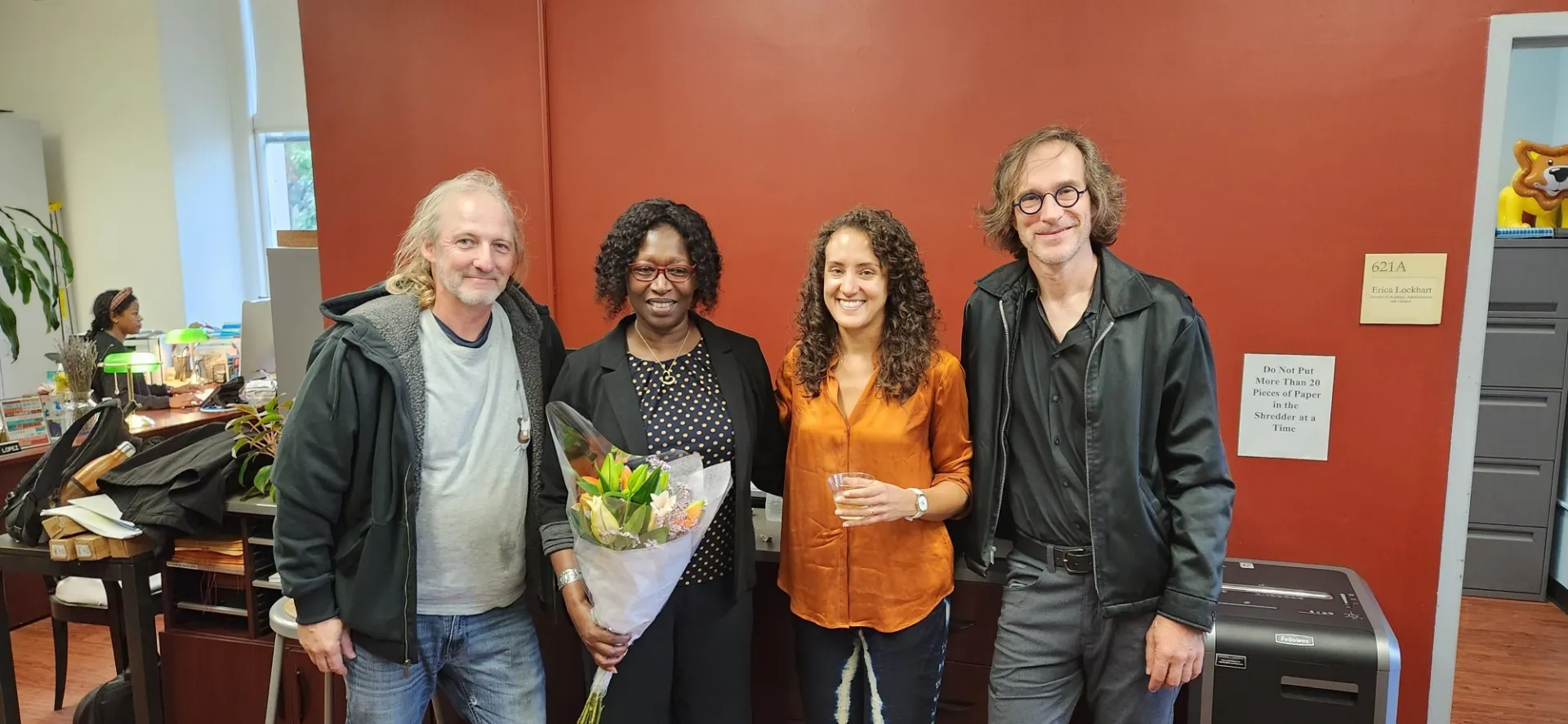 Picture of Dr. Althea SullyCole (holding bouquet)