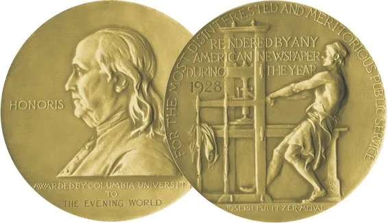 Pulitzer Prize medallion