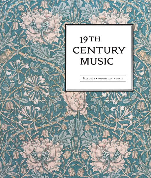 Picture of Cheng-Wei Lim's Article on Chopin in 19th Century Music