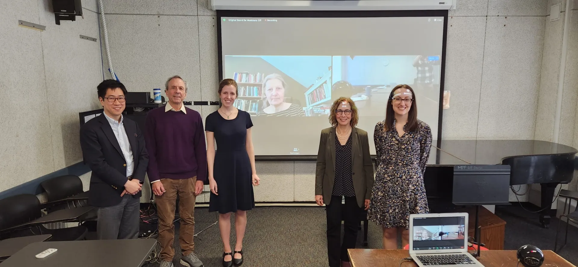 Picture of Sonja Wermager Defending Dissertation