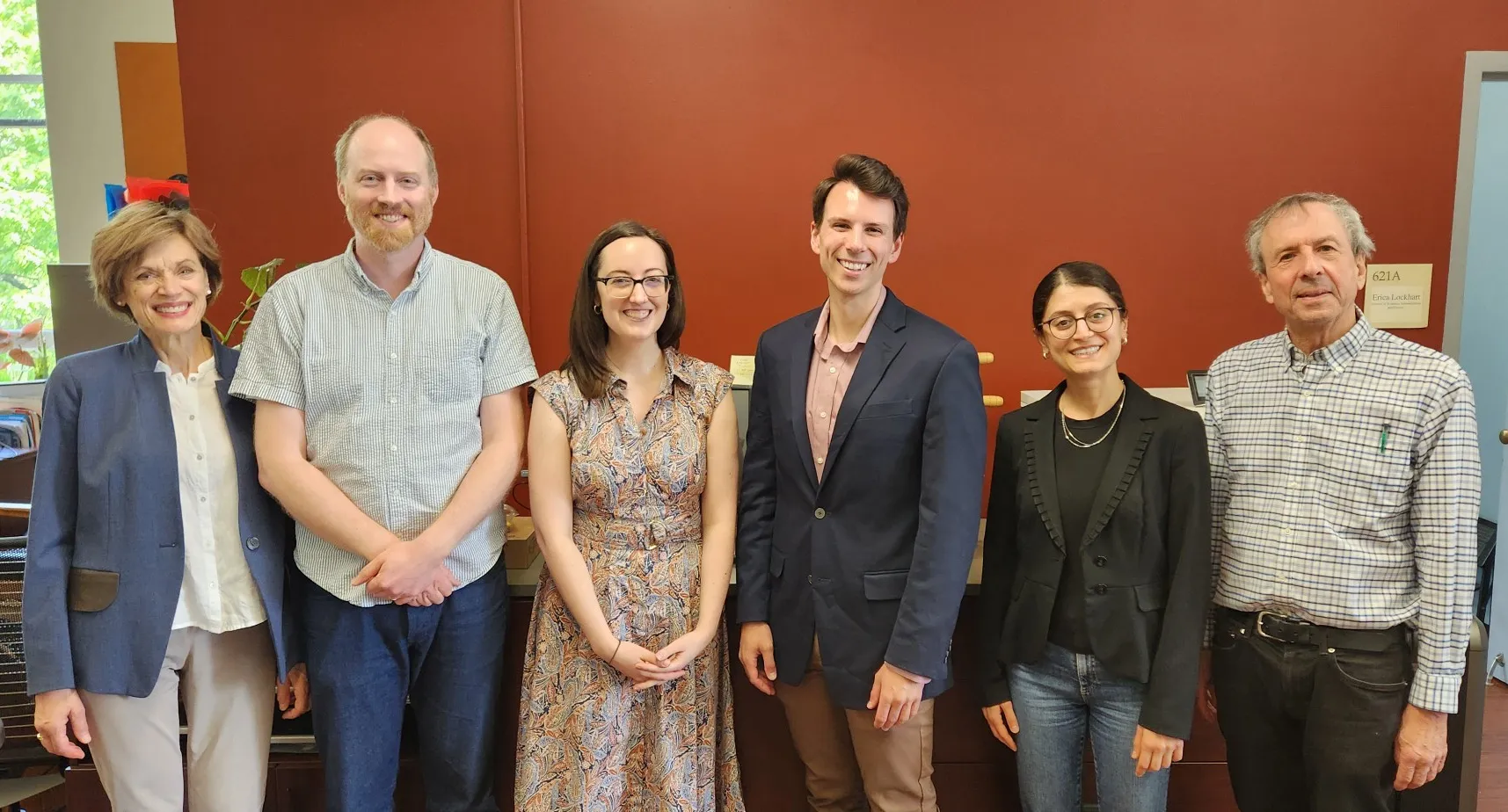 Grant Woods with his committee.