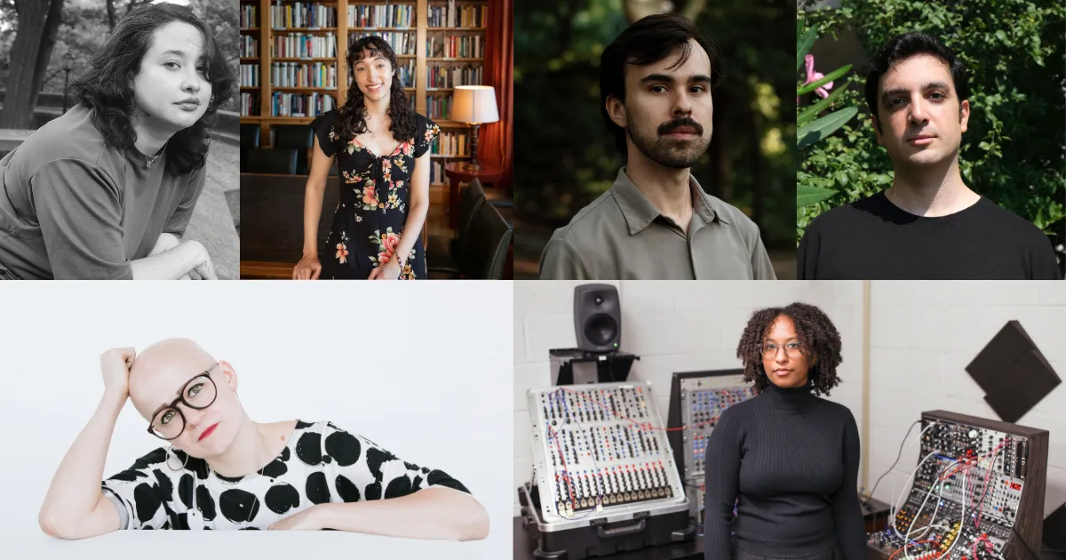 Top Row: DMR, Camila Agosto, Joshua Mastel, Artun Çekem
Bottom Row: Fjóla Evans, Corie Rose Soumah