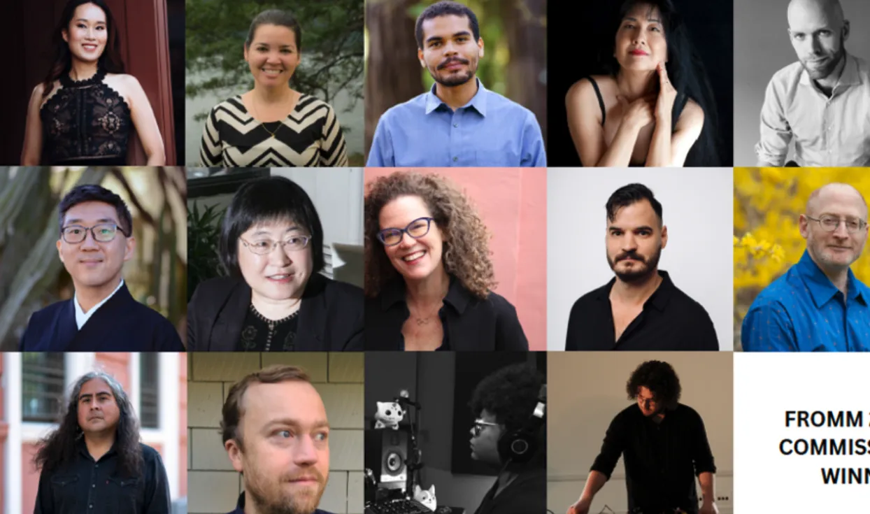 A collage of all the 2023 Fromm commission winners.