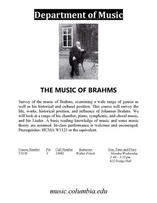 Picture of The Music of Brahms
