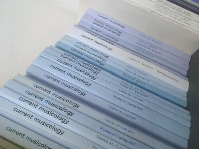Picture of "Current Musicology" Journals