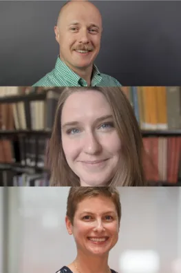Picture of Dr. Marc Hannaford, Dr. Paula Harper, and Dr. Orit Hilewicz