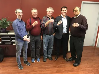 Picture of Dr. Stylianos Dimou Defending Dissertation