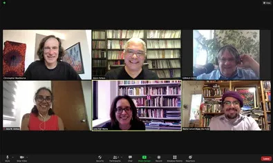 Picture of Dr. Mario Cancel-Bigay Defending Dissertation on Zoom