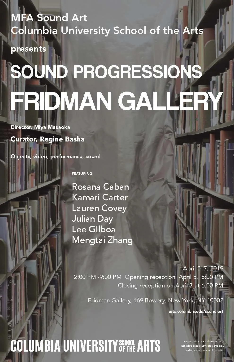 Poster advertising Sound Progressions
