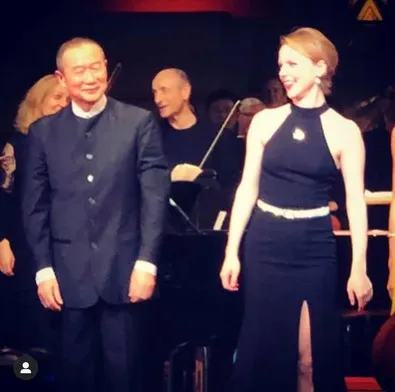 Picture of Magdalena Stern-Baczewska at Canadian Premiere of Tan Dun's "The Banquet"