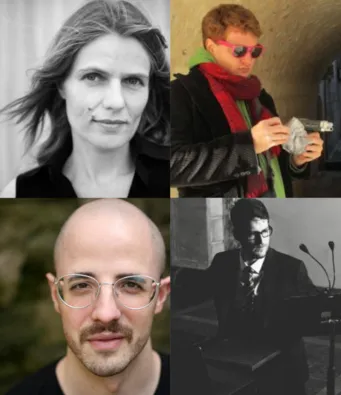 Picture of  Christopher Trapani, Katharina Rosenberger, Matthew Ricketts, and Sam Pluta